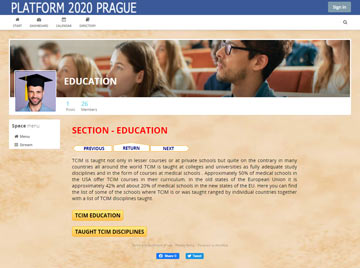 Platform 2020 Prague - Education Platform 2020 Prague - Education