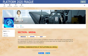 Platform 2020 Prague - Media Platform 2020 Prague - Media